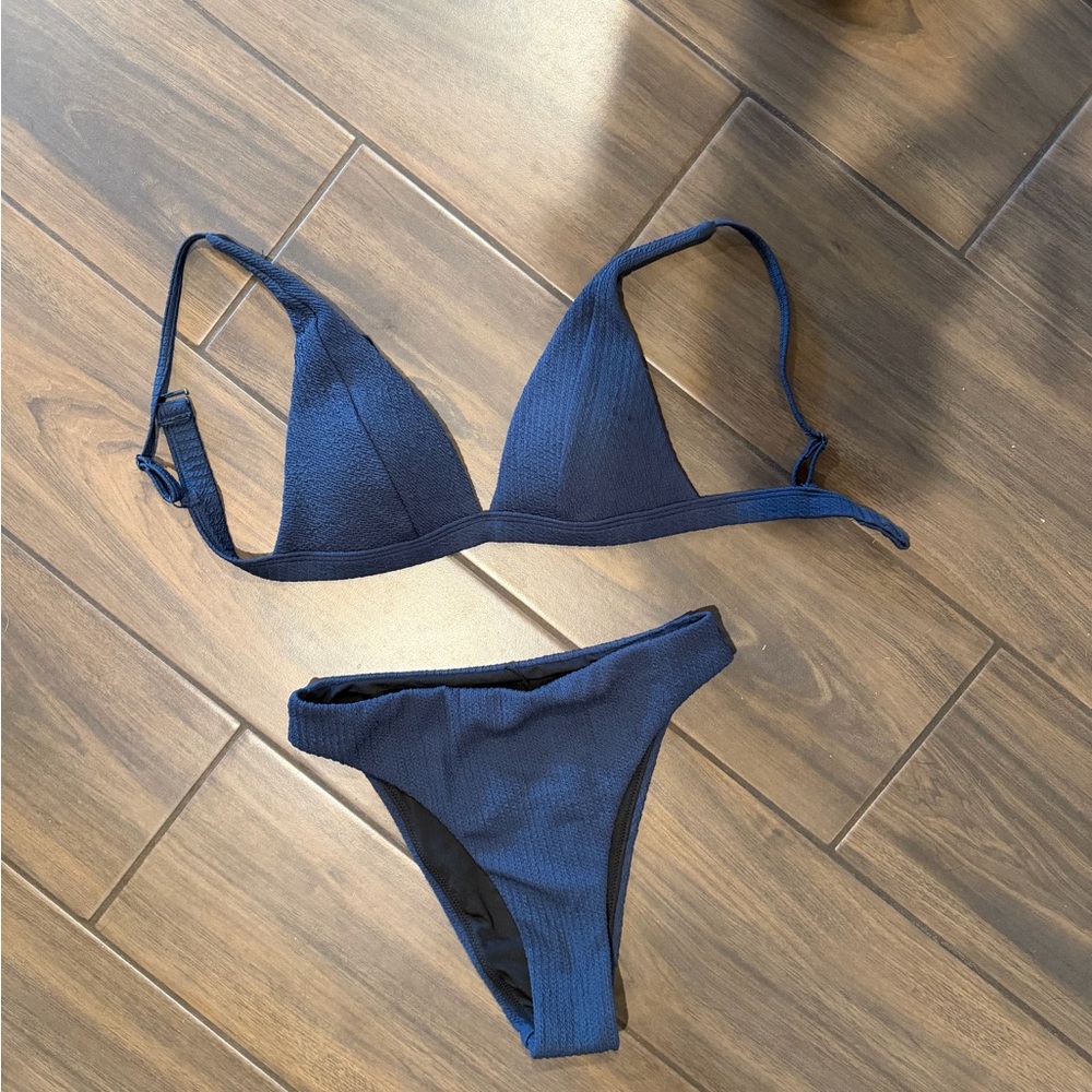 J. Crew Blue Bikini Set